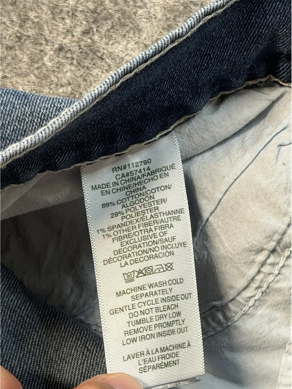 True Religion Geno Relaxed Slim Mens Jeans Sz 33x30 Blue Stretch Straight Denim